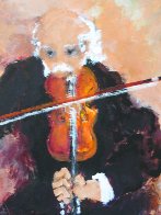 Le Violoniste 2000 38x45 Super Huge Original Painting by Urbain Huchet - 5 Le Violoniste 2000 38x45 Super Huge Original Painting by Urbain Huchet - 5