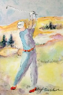 Untitled Golf Limited Edition Print by Urbain Huchet - 0 Untitled Golf Limited Edition Print by Urbain Huchet - 0