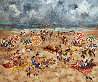 La Plage 30x35 Original Painting by Urbain Huchet - 0