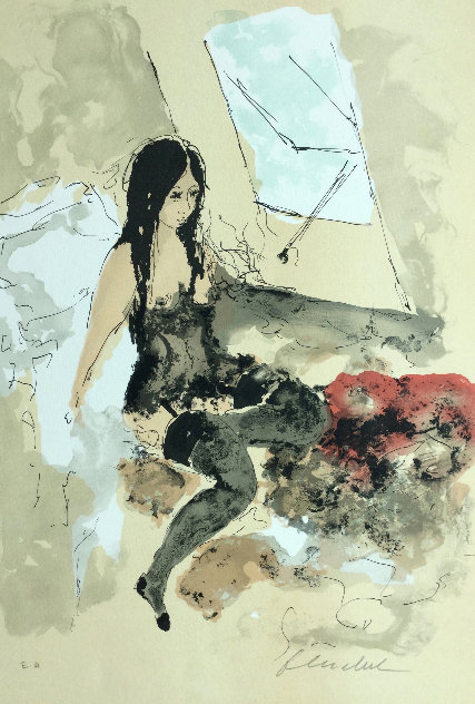 Nude By Window Limited Edition Print by Urbain Huchet