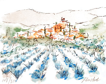 Lavender Field in Florence Limited Edition Print - Urbain Huchet Lavender Field in Florence Limited Edition Print - Urbain Huchet