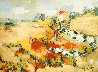 Mas En Provence 1990 21x28 Original Painting by Urbain Huchet - 0