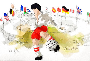 Le Footballer 2006 Limited Edition Print - Urbain Huchet Le Footballer 2006 Limited Edition Print - Urbain Huchet