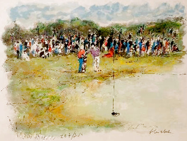 Ready to Putt 1996 - Golf Limited Edition Print by Urbain Huchet