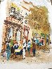 Cafe De France AP - French Bistro Limited Edition Print by Urbain Huchet - 2