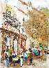 Cafe De France - Paris  AP - French Bistro Limited Edition Print by Urbain Huchet - 0