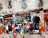 Le Cafe Tabac 27x37 - Paris, France Original Painting by Urbain Huchet - 0