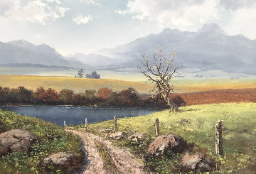 Untitled Painting 24x36 Original Painting - Huertas Aguiar Untitled Painting 24x36 Original Painting - Huertas Aguiar