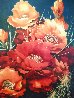 Red Blooms AP 1998 Embellished Limited Edition Print by Huertas Aguiar - 2