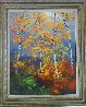 Birch Trees 32x24 Original Painting by Huertas Aguiar - 1