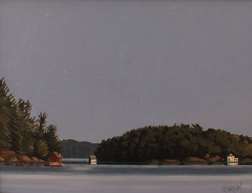 Calm Morning, Muskoka 20x24 Original Painting - Hugh Thompson Calm Morning, Muskoka 20x24 Original Painting - Hugh Thompson