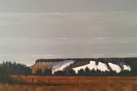 Escarpment 24x36 Original Painting - Hugh Thompson