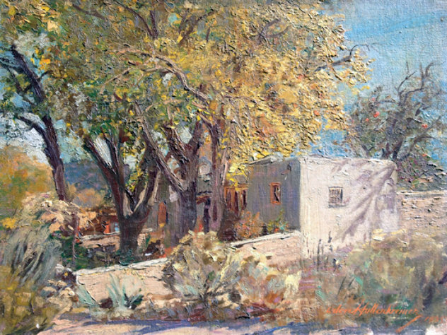Odon Hullenkremer's Home 1935 12x16 Original Painting by Odon Hullenkremer
