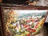 Rooftops Over Florence 2006 45x56 - Huge - Italy Original Painting by Peter Hulsey - 2
