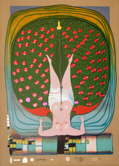 Homage to Schroder-Sonnenstern 1972 Limited Edition Print by Friedensreich S. Hundertwasser Homage to Schroder-Sonnenstern 1972 Limited Edition Print by Friedensreich S. Hundertwasser