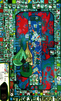 Olympic Games Munich, 1971 HS Limited Edition Print - Friedensreich S. Hundertwasser Olympic Games Munich, 1971 HS Limited Edition Print - Friedensreich S. Hundertwasser