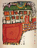 Blood Garden House 1975 Limited Edition Print by Friedensreich S. Hundertwasser - 0