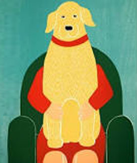 Lap Dog 1997 Limited Edition Print - Stephen Huneck Lap Dog 1997 Limited Edition Print - Stephen Huneck