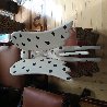 Flying Dalmatian Wood Sculpture 1988 32 in Sculpture by Stephen Huneck - 6