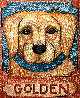 Golden 20x16 Works on Paper (not prints) by Stephen Huneck - 0 Golden 20x16 Works on Paper (not prints) by Stephen Huneck - 0