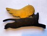 Cat Christmas Ornament or Broach/pin - Circa 1980s Other by Stephen Huneck - 3 Cat Christmas Ornament or Broach/pin - Circa 1980s Other by Stephen Huneck - 3