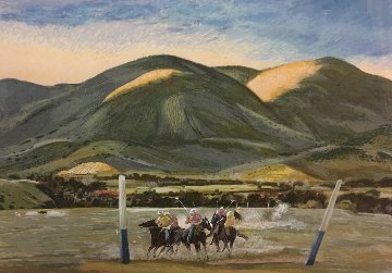 A Practice Game 1999 Limited Edition Print - Peter Hurd A Practice Game 1999 Limited Edition Print - Peter Hurd