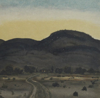 A Ranch At Dawn AP Limited Edition Print - Peter Hurd A Ranch At Dawn AP Limited Edition Print - Peter Hurd