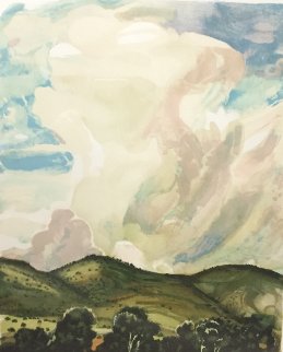 A Surging Cumulus AP Limited Edition Print - Peter Hurd A Surging Cumulus AP Limited Edition Print - Peter Hurd