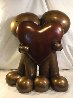 I Love You This Much Bronze Sculpture 2000 18 in Sculpture by Doug Hyde - 0