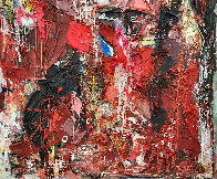Emotions of Characters 3-D 2010 62x50 Original Painting by Costel Iarca - 3 Emotions of Characters 3-D 2010 62x50 Original Painting by Costel Iarca - 3