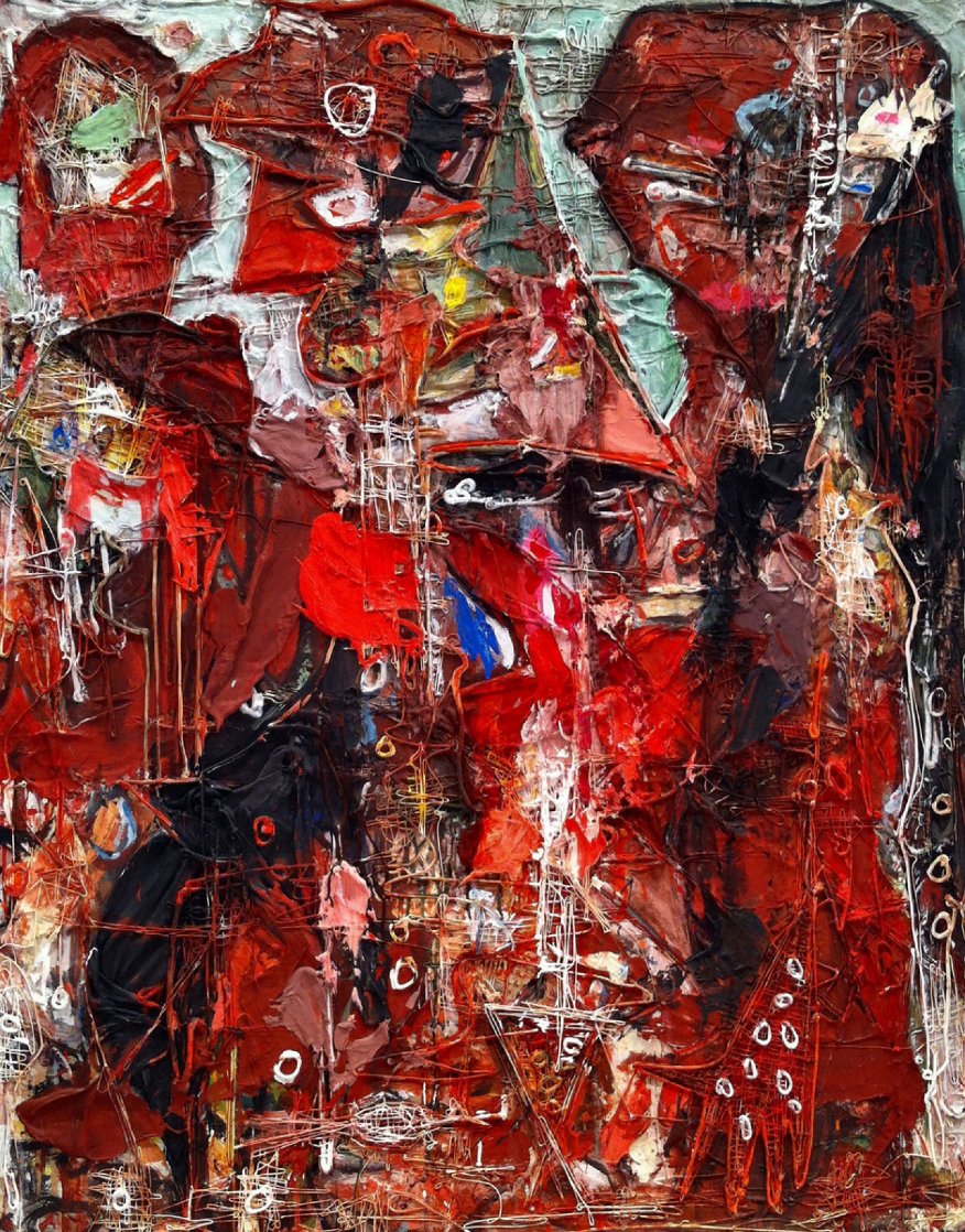 Emotions of Characters 3-D 2010 62x50 Original Painting by Costel Iarca Emotions of Characters 3-D 2010 62x50 Original Painting by Costel Iarca