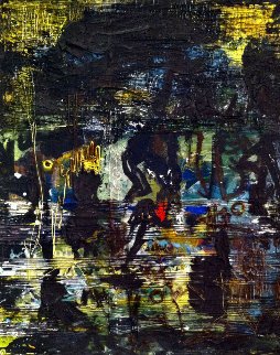 Once There 3-D  2017 62x50 Huge Original Painting - Costel Iarca