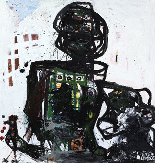 Traveler At Times 2016 60x60 Super Huge Original Painting - Costel Iarca Traveler At Times 2016 60x60 Super Huge Original Painting - Costel Iarca