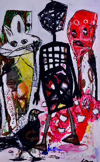 Free Time 2016 102x81 Super Huge Mural Original Painting - Costel Iarca Free Time 2016 102x81 Super Huge Mural Original Painting - Costel Iarca