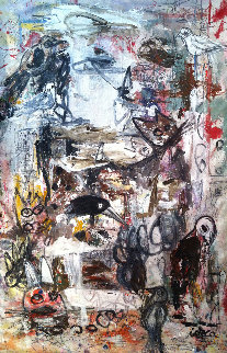Our Identities 2017 102x81 Super Huge Mural Original Painting - Costel Iarca Our Identities 2017 102x81 Super Huge Mural Original Painting - Costel Iarca