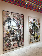 Our Identities 2017 102x81 Huge Mural Original Painting by Costel Iarca - 2 Our Identities 2017 102x81 Huge Mural Original Painting by Costel Iarca - 2