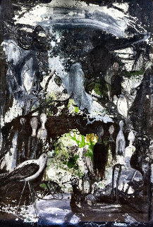 Fantasy World 2017 104x81 Super Huge Mural Original Painting - Costel Iarca Fantasy World 2017 104x81 Super Huge Mural Original Painting - Costel Iarca