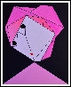Woman in Pink And Black 2017 62x50 Original Painting by Costel Iarca - 1 Woman in Pink And Black 2017 62x50 Original Painting by Costel Iarca - 1