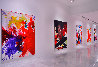 Bright Rainbow 2018 74x62 Original Painting by Costel Iarca - 2 Bright Rainbow 2018 74x62 Original Painting by Costel Iarca - 2