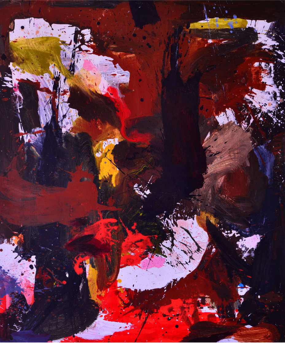 Across the World 2017 74x62 Super Huge Original Painting by Costel Iarca Across the World 2017 74x62 Super Huge Original Painting by Costel Iarca