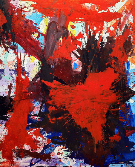 Time in Universe 2017 74x62 Original Painting by Costel Iarca Time in Universe 2017 74x62 Original Painting by Costel Iarca