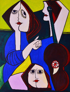 Friendship 2013 62x50 Original Painting - Costel Iarca Friendship 2013 62x50 Original Painting - Costel Iarca