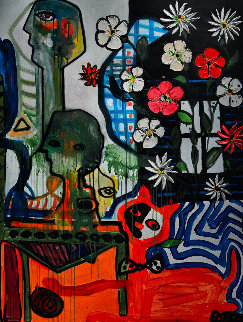 Own Perspective 20131 62x50 Original Painting - Costel Iarca Own Perspective 20131 62x50 Original Painting - Costel Iarca