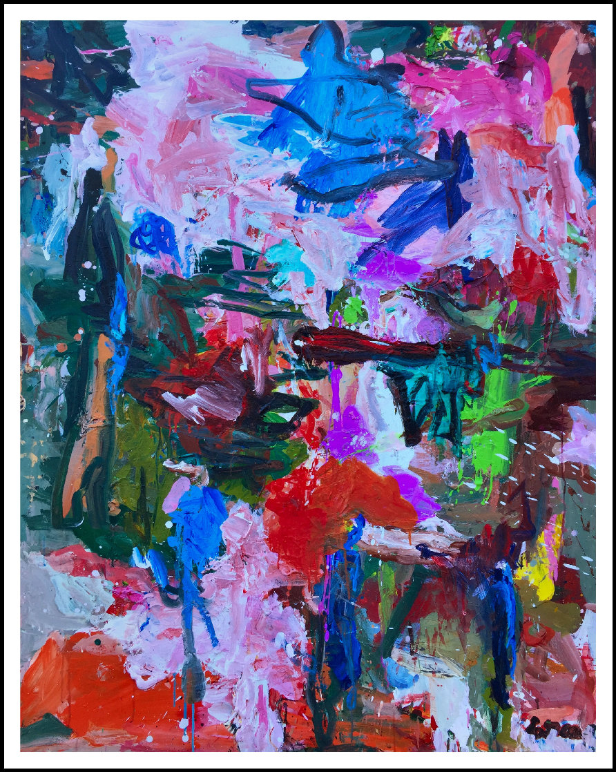 Time And Stage 2017 62x50 Original Painting by Costel Iarca Time And Stage 2017 62x50 Original Painting by Costel Iarca