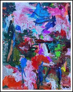 Time And Stage 2017 62x50 Huge Original Painting - Costel Iarca Time And Stage 2017 62x50 Huge Original Painting - Costel Iarca