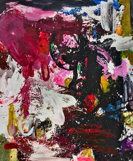 Line of Argument 2017 74x62 Original Painting - Costel Iarca Line of Argument 2017 74x62 Original Painting - Costel Iarca