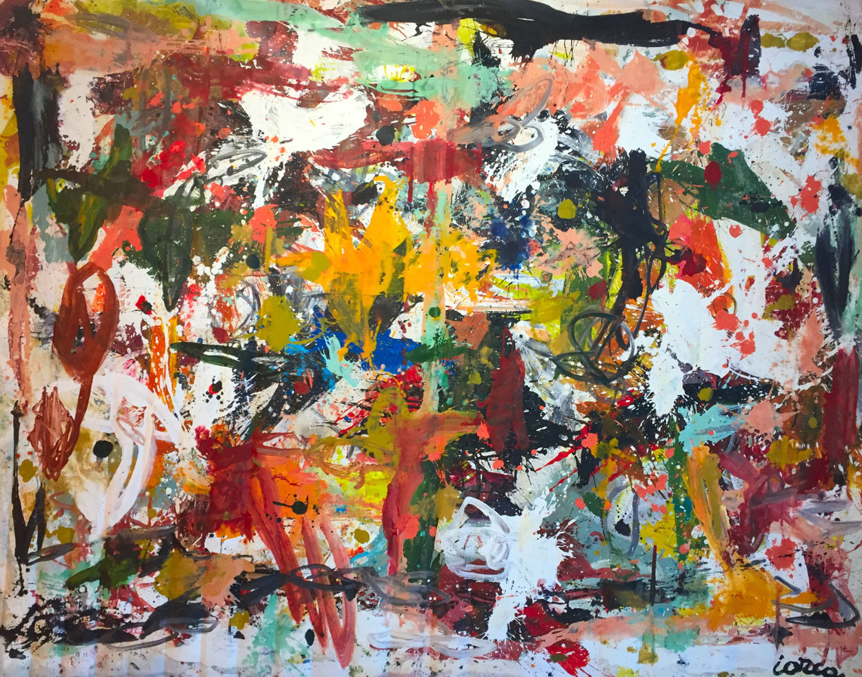 Fall in Universe 2017 106x126 Mural Super Huge Original Painting by Costel Iarca Fall in Universe 2017 106x126 Mural Super Huge Original Painting by Costel Iarca