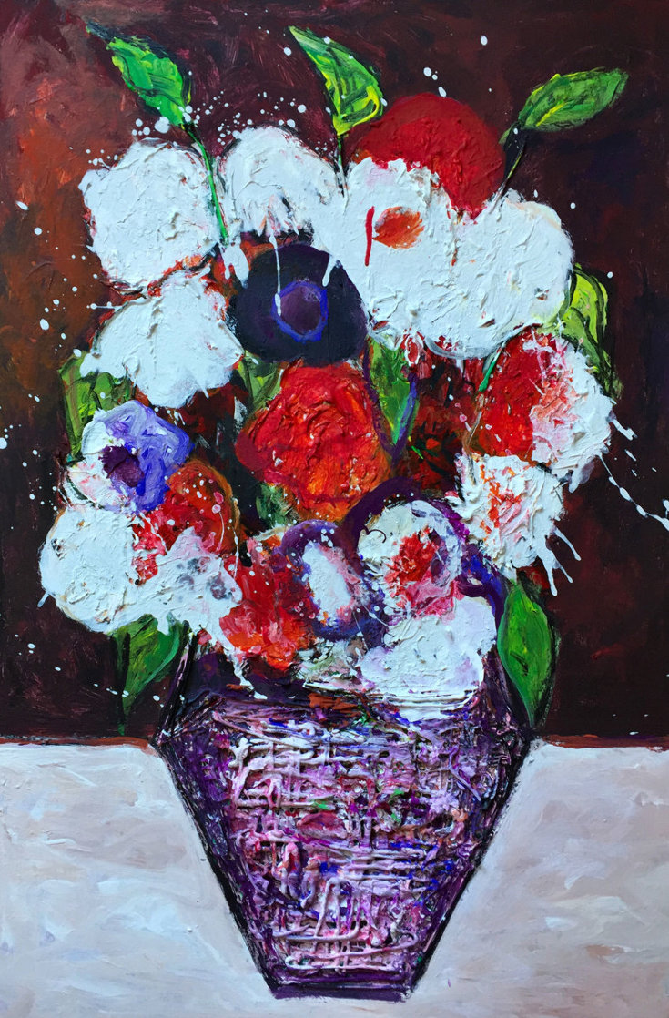 Still Life Number 2 2018 38x26 Original Painting by Costel Iarca Still Life Number 2 2018 38x26 Original Painting by Costel Iarca