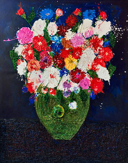 Still Life Number 4 3-D 2017 62x52 Super Huge Original Painting - Costel Iarca Still Life Number 4 3-D 2017 62x52 Super Huge Original Painting - Costel Iarca