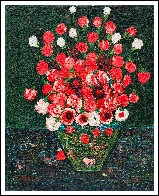 Still Life Nr 7 3-D 2019 72x60 Original Painting by Costel Iarca - 1 Still Life Nr 7 3-D 2019 72x60 Original Painting by Costel Iarca - 1
